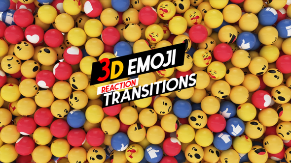 3D Emoji Reaction  Transition