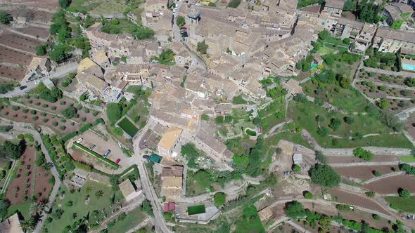 Flight Over Valldemossa on Mallorca, Balearic Islands, Spain