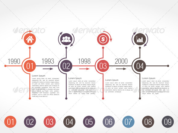 timeline design template
