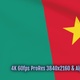 Cameroon waving flag transition 4k and 1080 HD footage with alpha channel - VideoHive Item for Sale