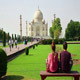 Tourist Couple Traveling India, Taj Mahal - VideoHive Item for Sale
