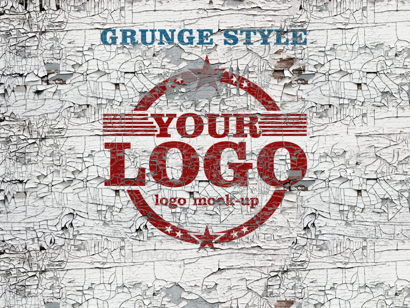 Download Grunge Wall Logo Mock Up By L5design Graphicriver