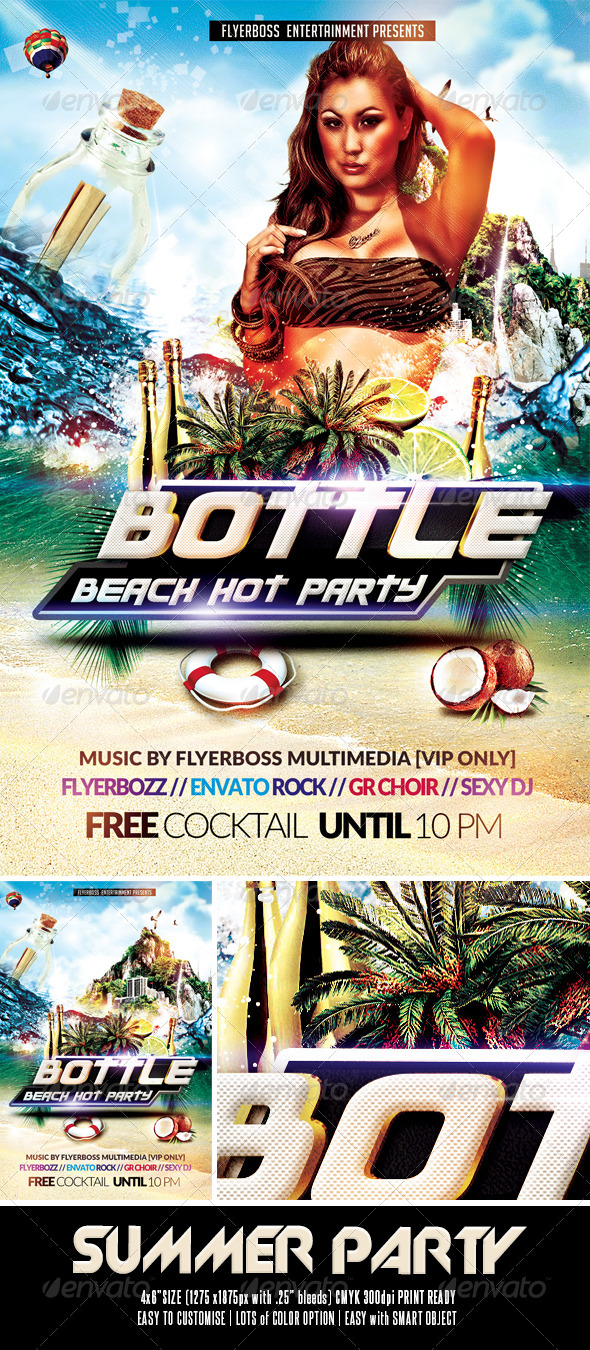 Summer Party Flyer - Clubs & Parties Events