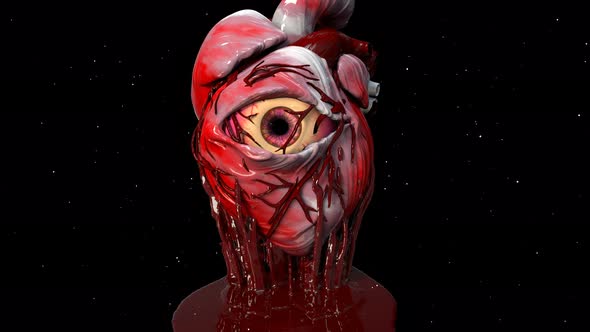 Halloween bloody heart alt