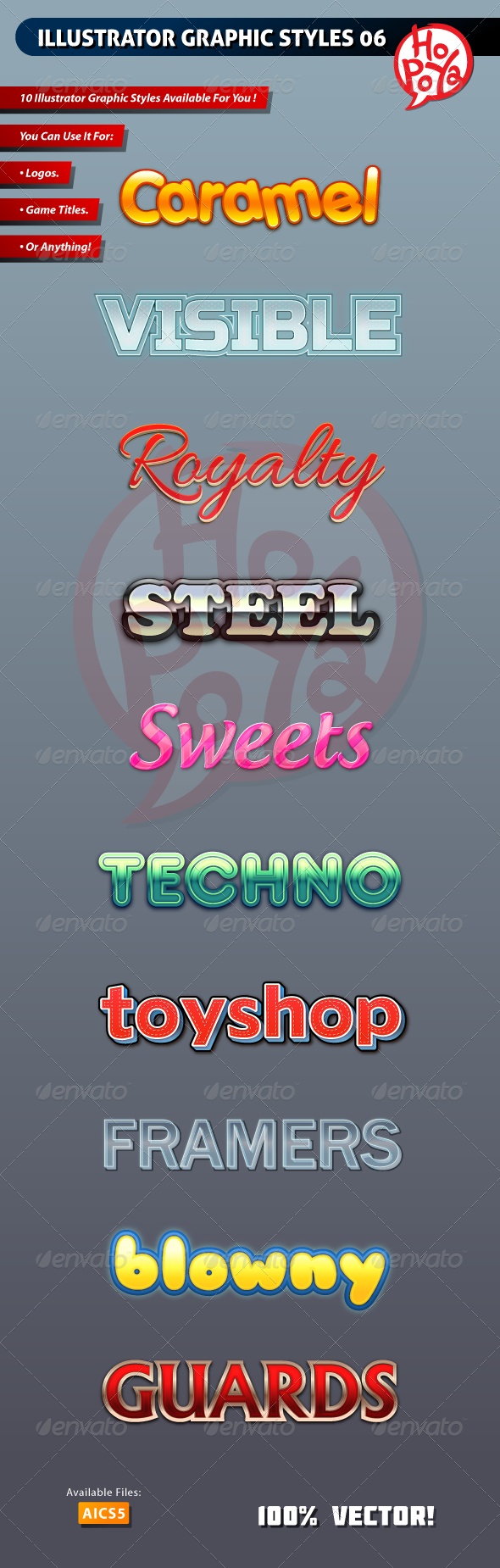 Illustrator Graphic Styles 06