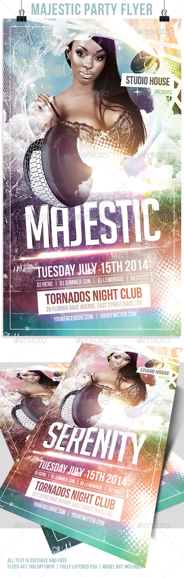 Majestic Flyer Template - Flyers Print Templates