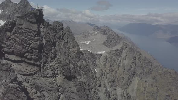 The Remarkables aerial