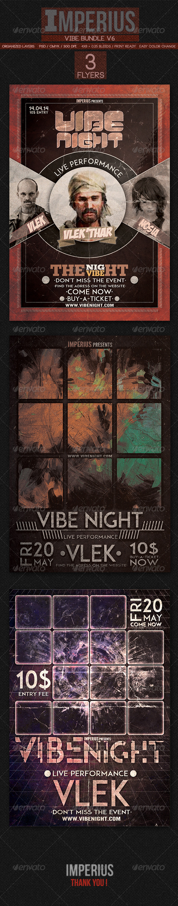 Vibe Bundle V6 - Flyers Print Templates