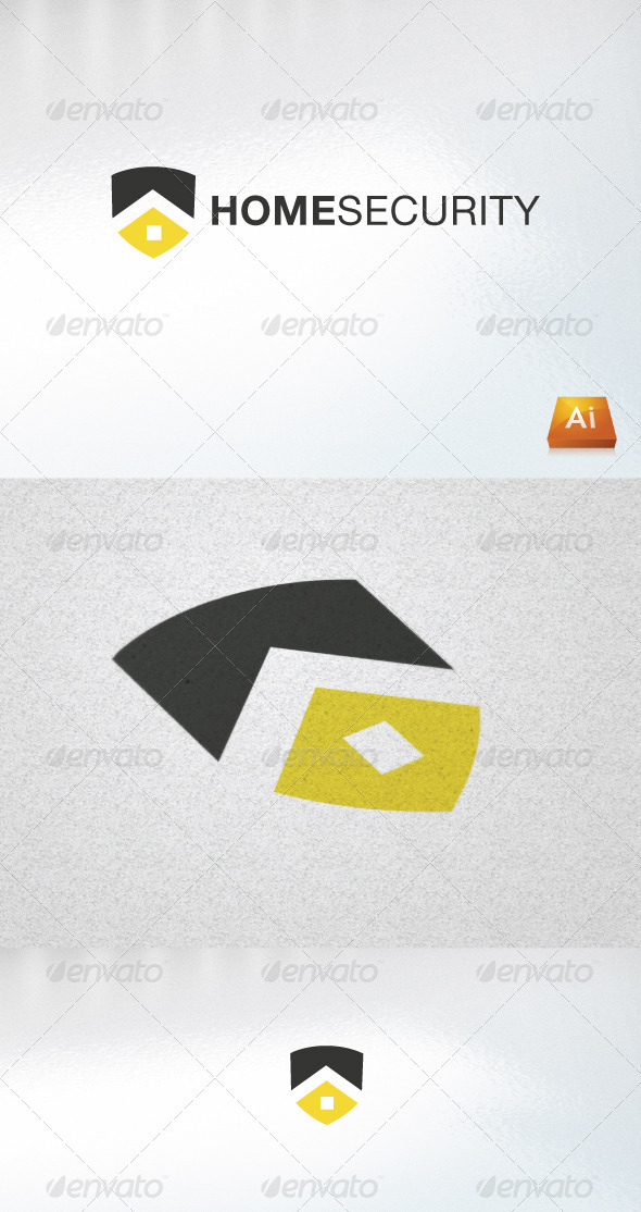Home Security - Buildings Logo Templates