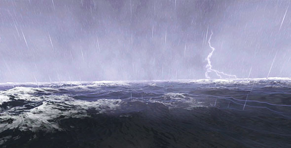 Lightning Stormy Sea alt
