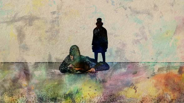 Jack The Ripper And A Female Victim In Brush Strokes alt