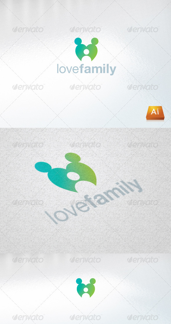 Lovefamily - Humans Logo Templates