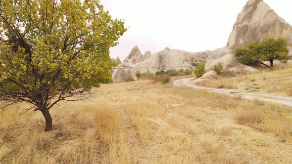 Aerial View Cappadocia Landscape alt