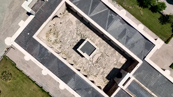 Old City in Turkey aerial view 4 K alt