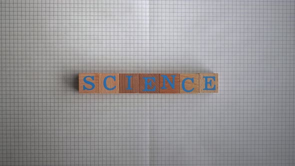 Science Wooden Letters Stop Motion