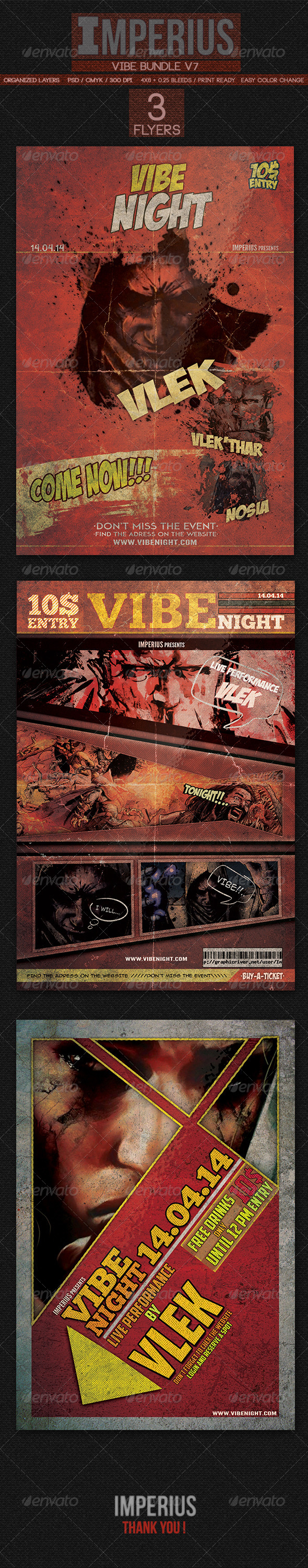 Vibe Bundle V7 - Events Flyers