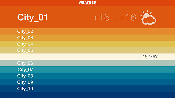 Weather Forecast Conceptions - VideoHive 7766084