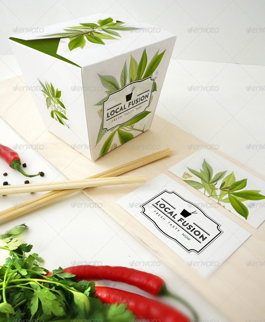Food Box Branding Mockup by amris | GraphicRiver