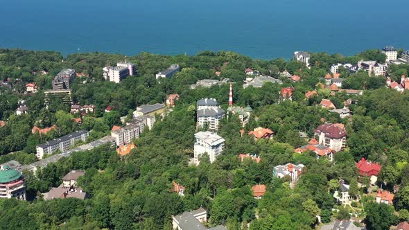 Baltic Sea Coastline with Svetlogorsk Resort City alt