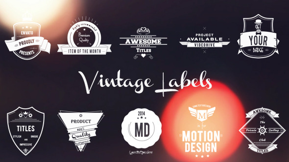 Vintage Labels - VideoHive 7836505