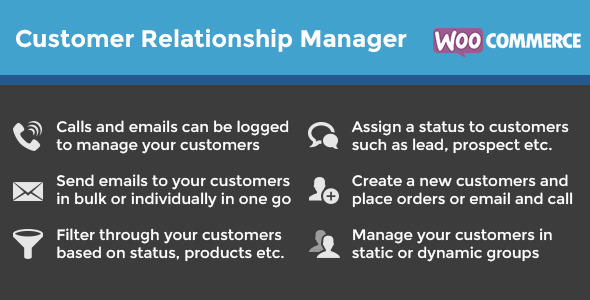 WooCommerce Customer Relationship Manager - CodeCanyon Item for Sale