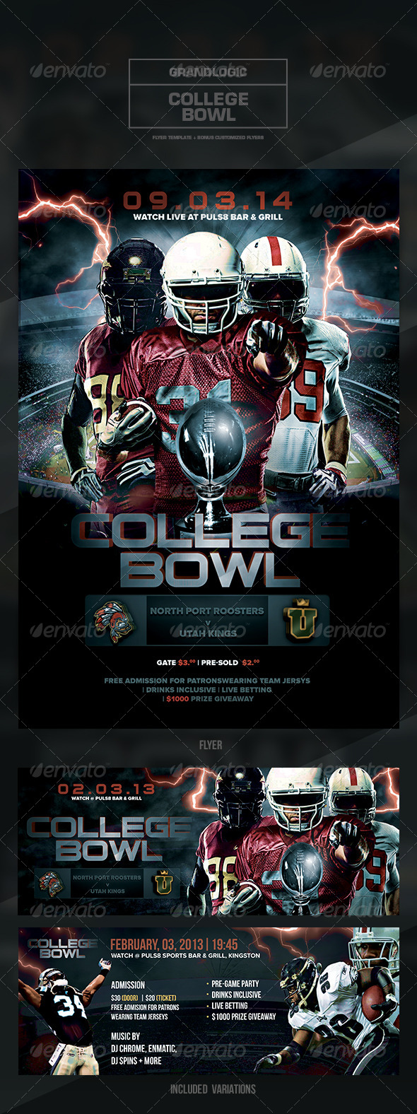Football Tournament Flyer/Poster - Sports Events
