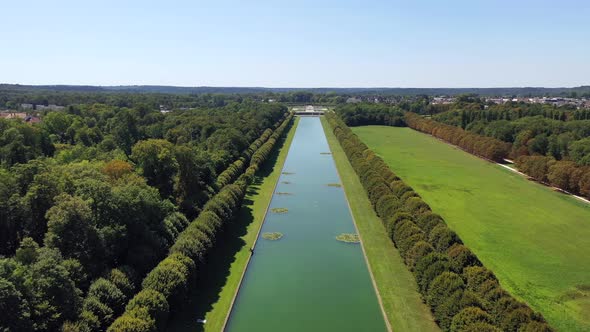 Aerial View of La Butte Montceau, France