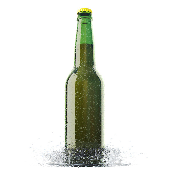 Beer Bottle with - 3Docean 7872993