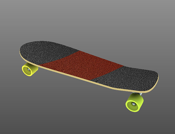 Slalom Skateboard - 3Docean 7876023