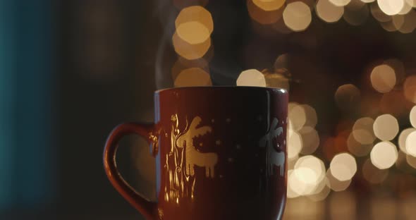 A Christmas mug