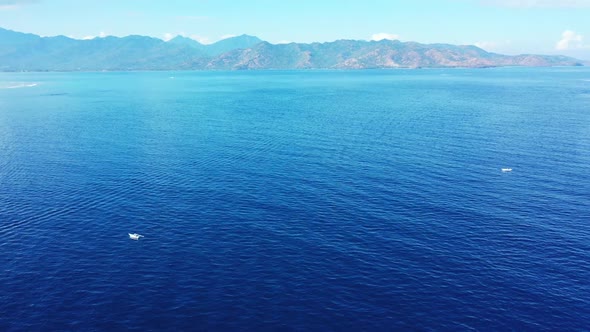 Aerial view texture of idyllic tourist beach trip by clear sea with white sand background of a dayou alt