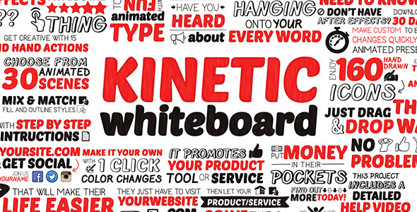 Videohive Kinetic Whiteboard V2 7876912