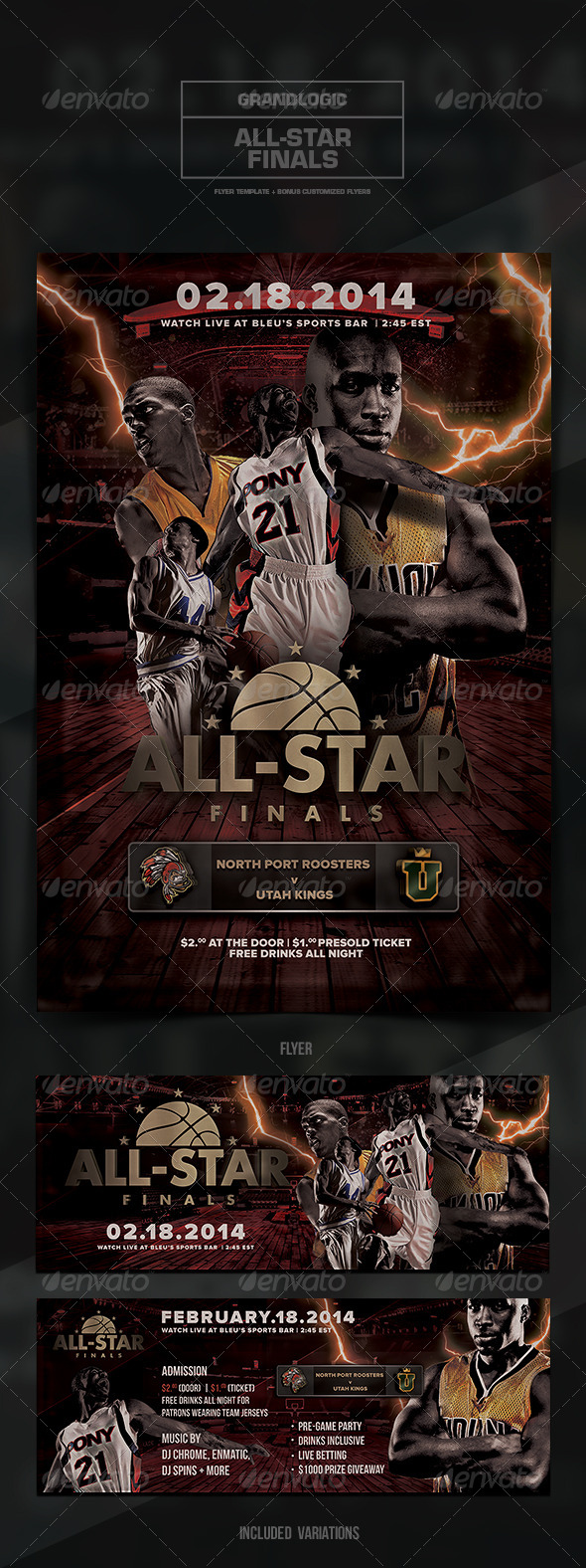 Basketball Championship Flyer/Poster - Sports Events