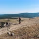Male Hiker Walking Down The Mountain In Romania At Summer - VideoHive Item for Sale