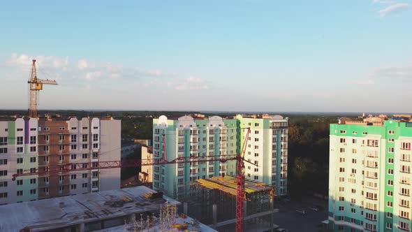 Modern Aerial Landscape with Construction Aerial for Urban Design alt