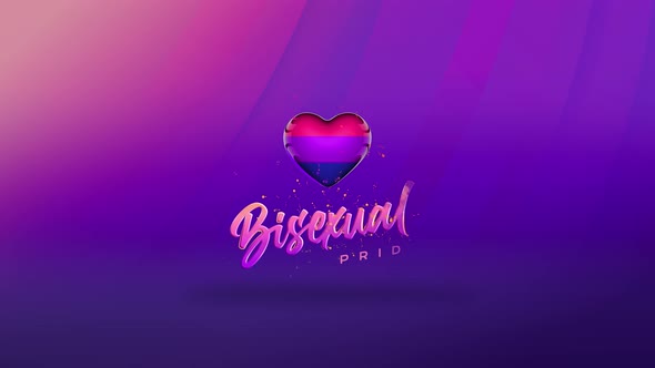 Bisexual Gender Sign Background Animation 4k alt