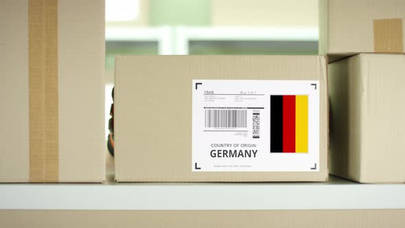 A Box From Germany on the Shelf alt