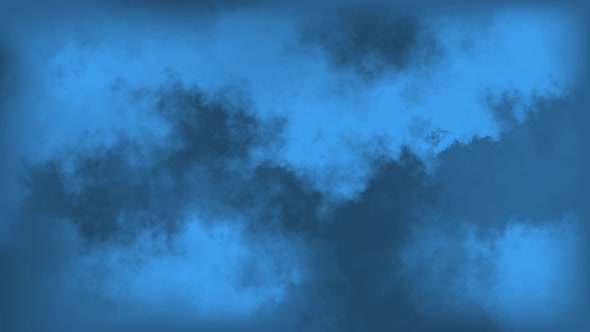 Dark clouds artificially created on blue background which moves quickly alt