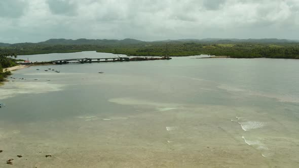 Bridge Under Construction on the Island of Siargao. alt