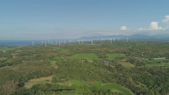 Solar Farm Windmills alt