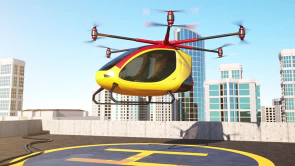 Air Taxi Drone alt