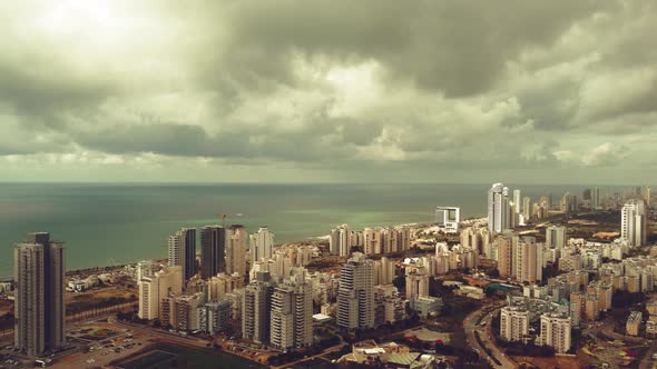 The city, the sky and the sea