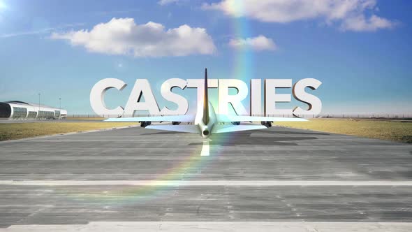 Commercial Airplane Landing Capitals And Cities   Castries
