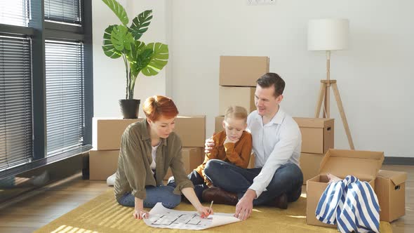 Young Parents Take Into Account Wishes of Son for the Layout of Apartment