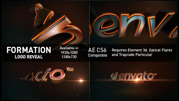 Formation Logo Reveal - VideoHive 7882988