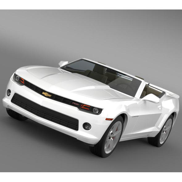 Chevrolet Camaro RS Convertible 2014 - 3DOcean Item for Sale