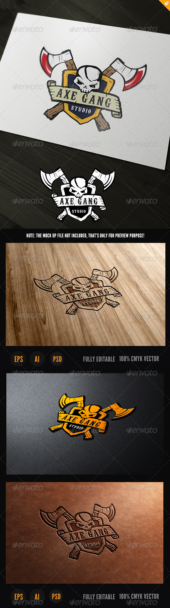 Axe Gang Logo - Humans Logo Templates