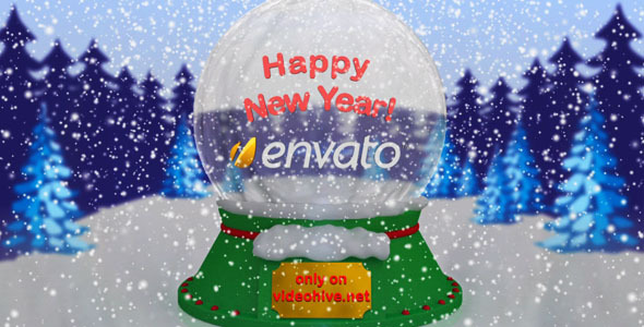 New Year & Christmas Snow Ball