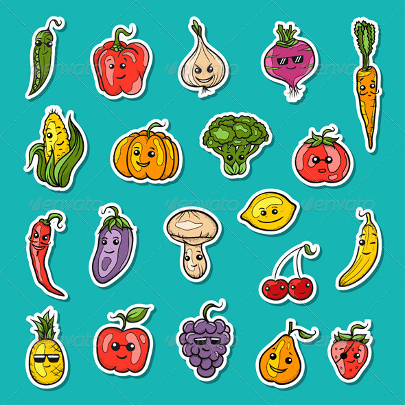 Fruits and Vegetables Icons