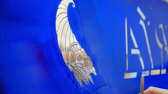 Creative Female Artist Process in Workshop alt